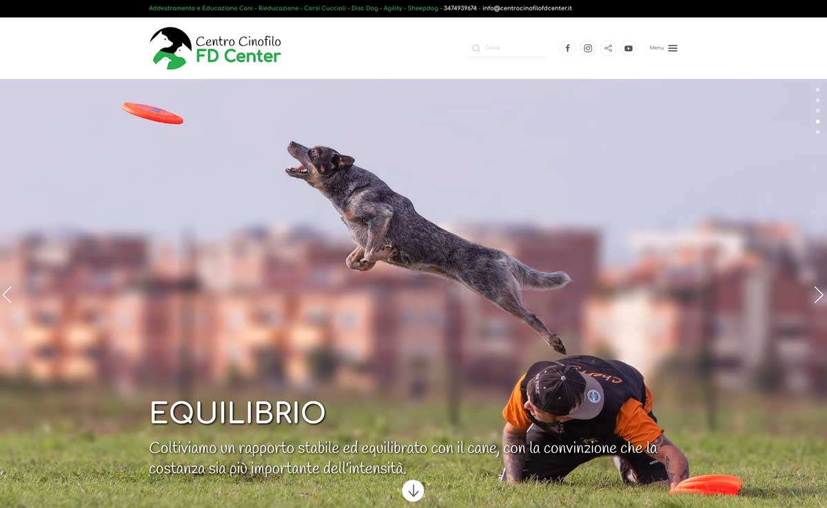 Un WEB nuovo fatto di (e per) i cani