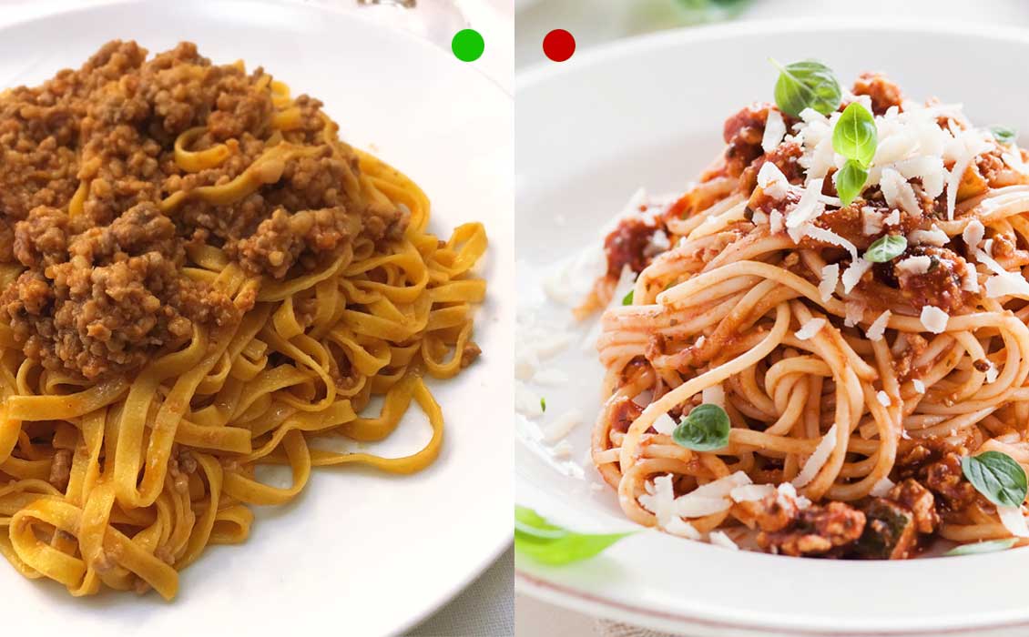Spaghetti alla Bolognese sì oppure no?